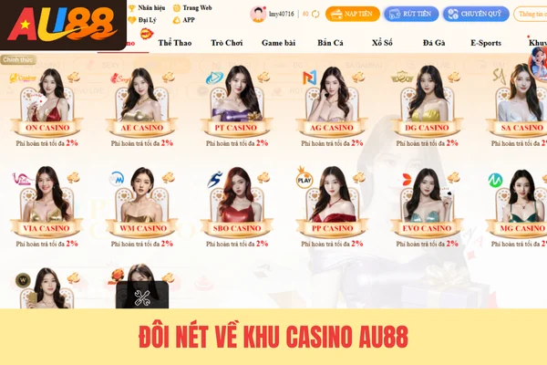 Đôi nét về khu Casino Au88