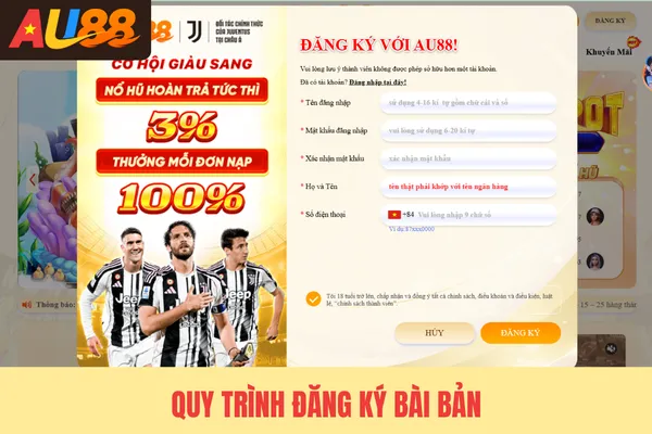 Quy trình đăng ký bài bản Quy trình đăng ký bài bản