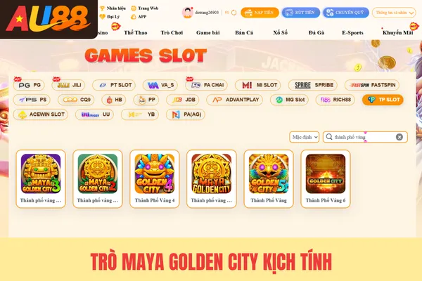 Trò Maya Golden City kịch tính